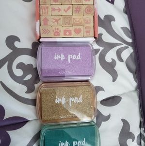 Ink and stamp set
